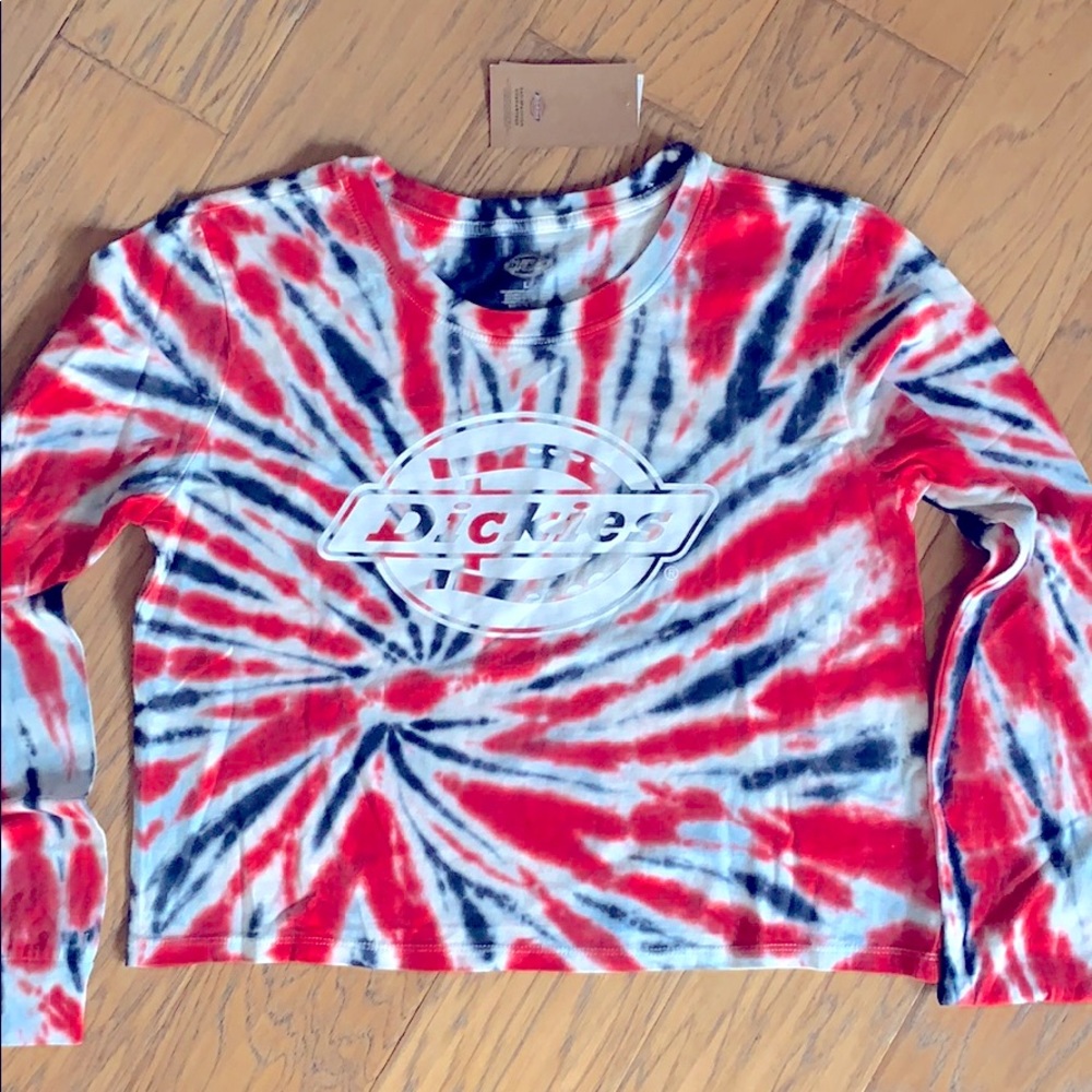 Tie Dye LS Crop Tee